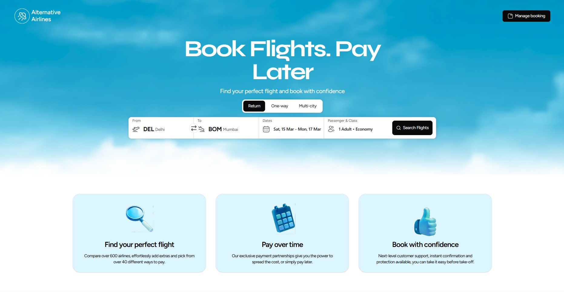 Flight Booking Frontend